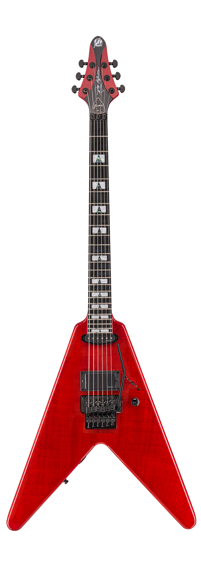 Shark Series WH-1- Majesty Red Blackburst Transparent High Polish 